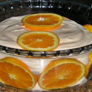 Mousse de ananás ou laranja